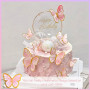 COYUN 63 Pcs Decoration Gateau Anniversaire,Papillon Decoration Gateau,Papillon Décoration Gâteau de Mariage,Decoration Gateau A