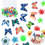 101 Pièces Comestibles Gâteau Topper de Papillon, Beaux Papillon Decoration Gateau, Papillon Cake Topper pour Fête, Décoration A