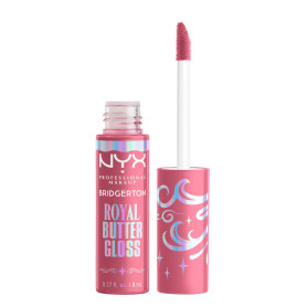 NYX Professional Makeup x Bridgerton - Gloss à Lèvres Repulpant - Collection limitée - Formule Vegan - Butter Gloss - Teinte : 0
