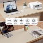 Tapis de bureau en cuir – tapis de souris – tapis de bureau – sous-main de bureau antidérapant en similicuir pour ordinateur por