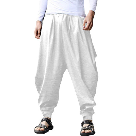YAOHUOLE Pantalon de Sport Homme Sarouel Décontracté Baggy Elastique Harme Pants