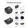 DJI Mic Mini (2 TX + 1 RX + Boîtier de Recharge), Ultra-léger, Audio de HQ, 48 h d’Utilisation, Annulation du Bruit, Limite Auto
