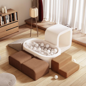 BanaSuper Blocs Mousse Éducatifs Modulables | Jeu de Motricité Intérieure pour Enfants Certifiée EN71 | Blocs à Grimper en Mouss