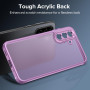 ivoler Coque Mat pour Samsung Galaxy A17 4G / 5G avec 2 Pièces Verre Trempé, Protection Antichoc Militaire Arrière Translucide É
