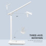 Carehabi Lampe de Bureau Puissante - 5 Modes de Couleurs et 5 Niveaux de Luminosité Réglables - Rotation sur 3 Axes - Protection