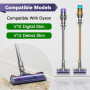 Tête de Brosse de Remplacement pour Dyson V12 Detect Slim et V10 Digital Slim, avec Nettoyeur à Entraînement Direct Interchangea