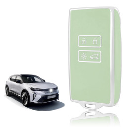 TOOMUME Coque Clé, Etui Cles Étui Clés Carte Adapté pour Renault Scenic 4 Megane Talisman Koleos Kadjar Clio Captur Espace Zoe D
