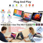 Kwumsy Écran Portable-15.6" Triple Moniteur Pour Ordinateur Portable, FHD 1080P Moniteur Portable Convient À Toutes Les Tailles 