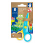 Staedtler - Noris Junior - Blister 1 Paire Ciseaux à Lame 10 cm Bouts Ronds - 965 40 BK Bleu
