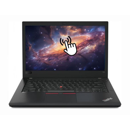 Lenovo ThinkPad T480 Ordinateur portable professionnel à écran tactile 14" FHD Intel Core i5-8250U, 16 Go de RAM, SSD 512 Go, Wi