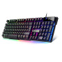 EMPIRE GAMING - Clavier Gamer Nouveau K300 (AZERTY) - 105 Touches Semi-Mécaniques - Rétroéclairage LED RGB - 19 Keys Anti-Ghosti