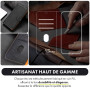 Case Collection 3 in 1 pour Coque Xiaomi Redmi 14C et Verre Trempé - Etui en Cuir [Blocage RFID] Antichoc [Béquille] Housse Prot
