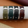 ANNEFIT Bracelets de Montre en Cuir Rétro à Dégagement Rapide, Bracelet de Remplacement 18mm 19mm 20mm 22mm