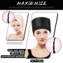 Bonnet Chauffant Cheveux Soin, Casque Chauffant Cheveux Afro, Bonnet Chauffant cheveux ajustable Contrôle de Température, Casque