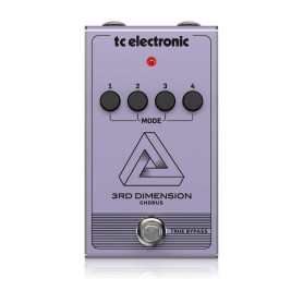 TC Electronic 3RD DIMENSION CHORUS Recréation de Pédale de Chorus Vintage Analogique avec Sélection d’Effets par 4 Boutons et Ci
