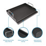GFTIME Plaque de cuisson universelle 43 x 33 cm - Plancha pour barbecues à gaz et au charbon - Barbecue électrique - Revêtement 