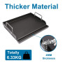 GFTIME Plaque de cuisson universelle 43 x 33 cm - Plancha pour barbecues à gaz et au charbon - Barbecue électrique - Revêtement 