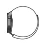 GIOPUEY Bracelet Compatible avec Amazfit Active 2, Bracelet en Acier Inoxydable tressé [magnétique] Montre Bracelet - Silver