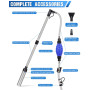 fishkeeper Aquarium Changer l'eau, Filtre de Sable de Nettoyage d'aquarium, réservoir de Poissons Kit de Nettoyage de Gravier d'