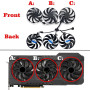 Dotodo CF9010U12D Ventilateur de carte graphique 88 mm 12 V/0,45 A – Dual Ball Bearing – Ventilateur de rechange pour Asus GeFor