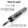 diymore Kit de fer à souder sans fil USB-C avec écran LCD, température réglable de 180 ℃ à 450 ℃, stylo à souder portable rechar