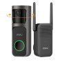 Imou DB2S Sonnette vidéo 2K(3MP) avec Chime, extérieur avec caméra, Vision Nocturne Couleur 5m, détection de Personne AI, Caméra