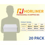 HORLIMER Carton Emballage Colis 305x229x102 MM Lot de 20, Petite Boîte Carton d'expédition pour Expédition Postale, Courrier, Bo