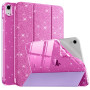 MoKo Coque pour iPad (A16) 11e Génération 11 Pouces 2025/iPad 10e Gén 10,9" 2022, Étui Scintillant, Housse avec Coque Arrière en