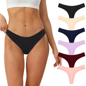 Lakpoau Tanga Coton Femmes String Tangas Femme Culotte Strings Slip Sport Women Thong Underwear Hipster Shorties S-XL