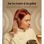Edifier ES850NB Casque Supra-auriculaire sans Fil à réduction de Bruit, Hi-Res Audio, LDAC, 92H d'autonomie, Bluetooth 5.4&Multi