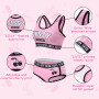 LittleForBig Sissy Sorority Ensemble soutien-gorge et caraco en coton unisexe