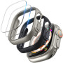 TOCOL Coque pour Apple Watch Ultra 3/2 / 1 49mm, 2 Coque avec 2 Protection Écran en Verre Trempé, Anti-Buée, Sensible Toucher, D