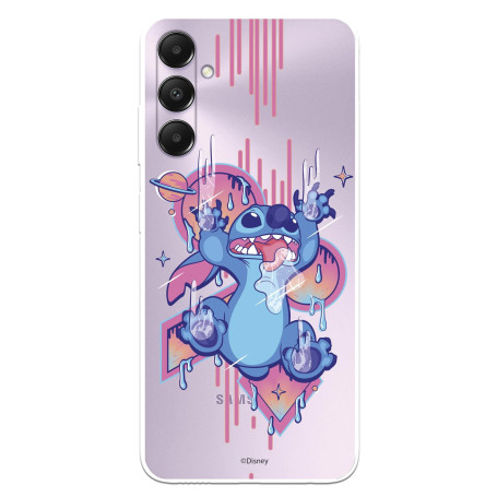 LA CASA DE LAS CARCASAS Coque compatible avec Samsung Galaxy A05s - Graffiti Disney Stitch officiel pour protéger votre téléphon