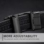 Ruvan Ceinture Homme, Ceinture Automatique En Cuir Pour Homme, Ceinture Ajustable À Boucle Automatique Pour Hommes, Largeur 35mm