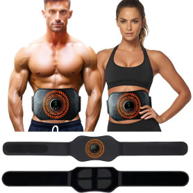 Electrostimulateur Musculaire 2025, 12 Modes 20 Niveaux pour Stimulateur Musculaire Femme Homme Entraînement Abdominal Rechargea