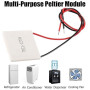 Module Thermoélectrique Peltier, TEC1–12705 Peltier Plaque Module, Module de Refroidisseur, 40X40MM Plaque de Réfrigération Pelt