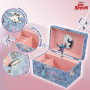Disney Stitch Boîte à Bijoux Musicale pour Fille, Boite Souvenir à Remontoir Personnage Tournant, Rangement Bague, Déco Chambre,