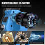 Mini Tronçonneuse 8 et 6 Pouces, Tronconneuse Electrique Sans Balais Compatible avec Batterie Makita 18V, Avec chaînes en alliag