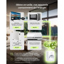 Tapo Matter Prise Connectée WiFi, Suivi de consommation, 16A Type E, Compatible avec Alexa, Google Home et SmartThings, Contrôle