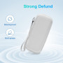 XANAD Étui Transport Rigide pour JBL Tuner 2 Tuner 3 Enceinte Radio Portable Bluetooth avec Radio（Blanc）