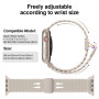 Bracelets Tressé Compatible avec Bracelet Apple Watch 38mm 40mm 41mm 42mm 44mm 45mm 46mm 49mm Femme Homme,Fermoir Magnétique Ela