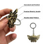 Ubephant Porte-Clés Zelda, La Clé en Forme de Triangule du Poids de Zelda, Mode Éclaire, pour Hommes et Fans