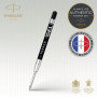Parker recharges pour stylo gel | pointe moyenne (0,7 mm) | encre noire QUINK | lot de 2