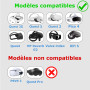 Digicharge VR Cache Objectif Protection Lentille Couvre pour Meta Quest 3S, 3S Xbox Edition, Quest 3, Quest 2, Oculus Quest, Rif