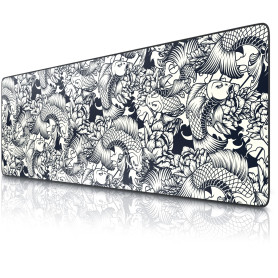 TITANWOLF - Tapis de Souris Gaming XXL 1200x400mm - Mouse Mat Extra Large XXXL 120x40 cm – sous-Main Bureau Gamer en Tissu - Hau