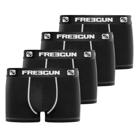 Freegun Freegun Boxer Fg/1/Bmx4 Boxeur ajusté Homme (Lot de 4)