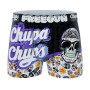 FREEGUN Boxer Homme Chupa Chups, Caleçon Homme, Ultra-Doux & Stretch (Lot de 4)