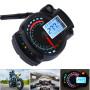 Geloo Compteur de vitesse universel pour moto 7 couleurs, 14000 tr/min écran LCD numérique RX2N Odomètre Compteur de vitesse Ins