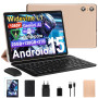 Tablette Android 15 Tablette 10 Pouces 20Go RAM + 128Go ROM(2To Extensible), Octa-Core, GMS Tablette Tactile, WiFi 6, 5G Wi-FI, 