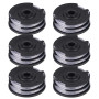 Lot de 6 bobines de Fil de Coupe 6 m de Rechange pour Bosch Art 24 27 30 30-36 LI débroussailleuse No.F016800351